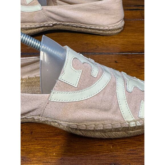 Women's Tory Burch Poppy Espadrille in Pink size 8.5 - Picture 4 of 9